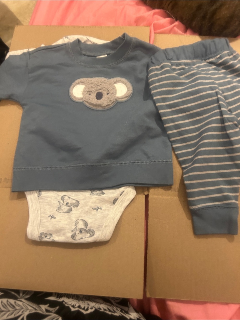 NWT Sz 6 mths Teddybear Pantset 3 pc